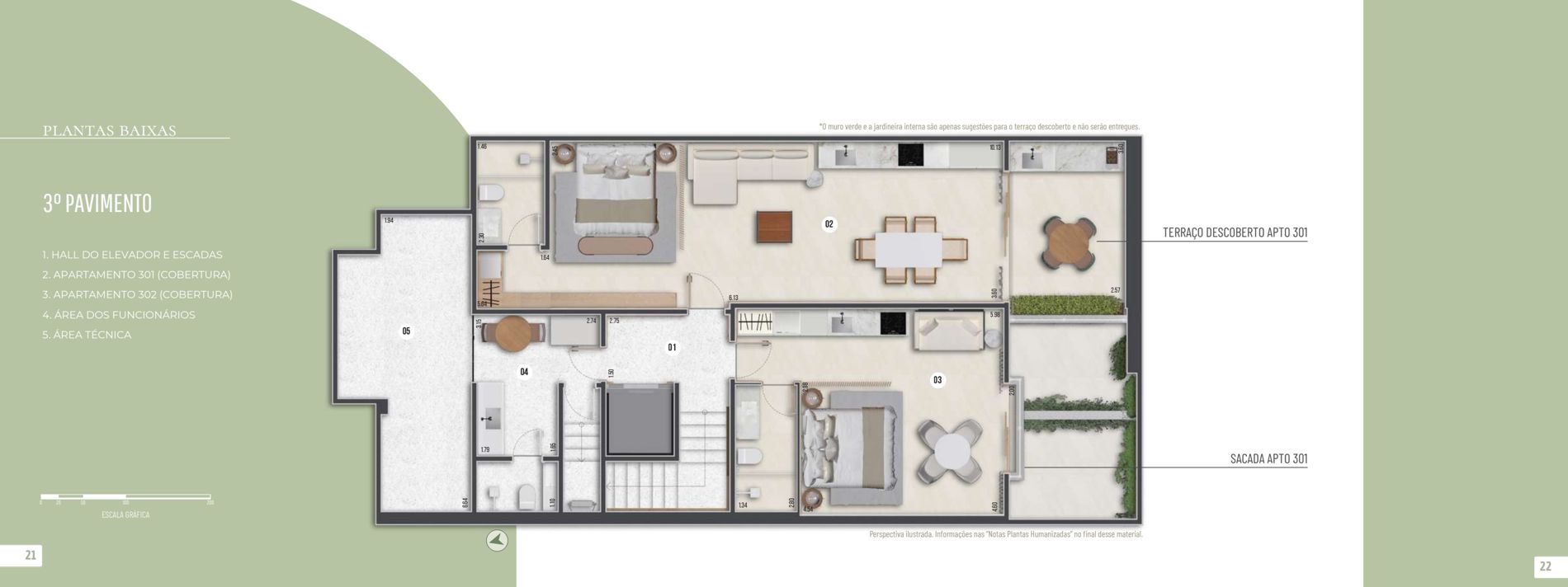 Planta 3º pavimento